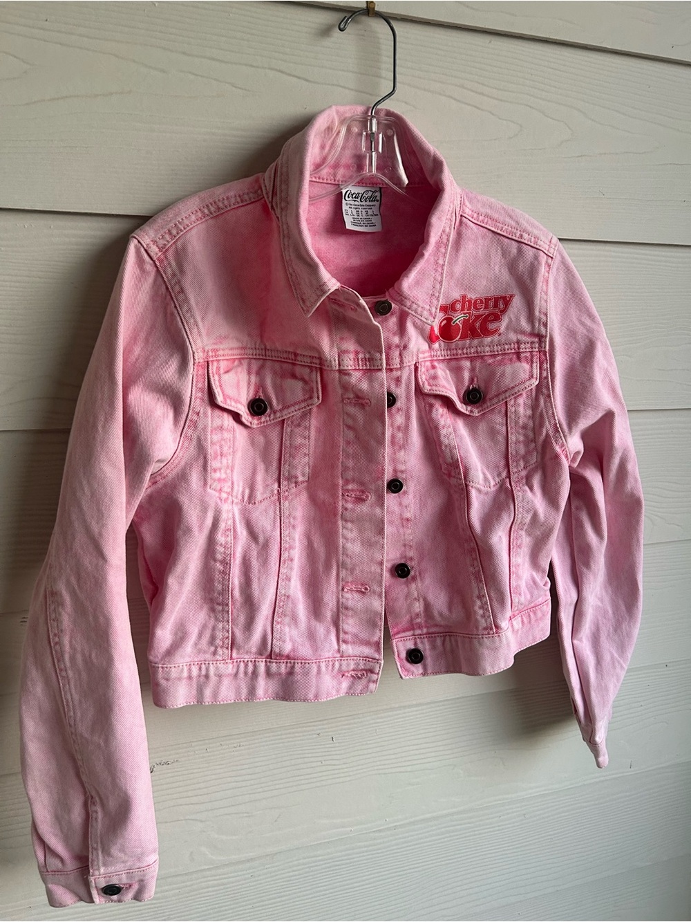 Coca Cola Pink Cherry Coke Denim‎ Jacket for Kids - Picture 5 of 9